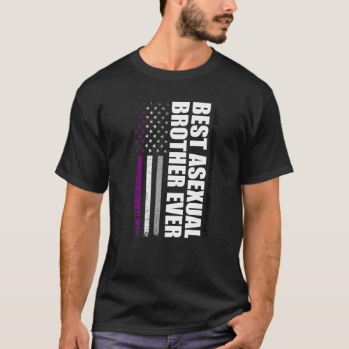 Best Asexual Brother Ever Csd Pride Month T_Shirt