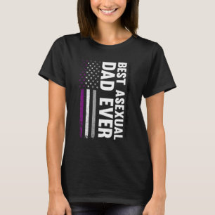 Best Asexual Dad Ever Csd Pride Month T-Shirt