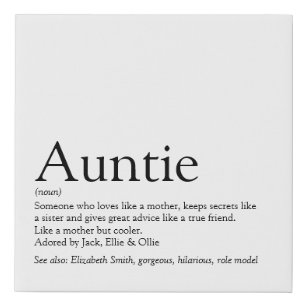 Out with Auntie Art Print