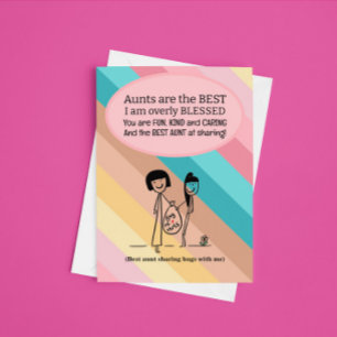 Best Aunt Birthday Card