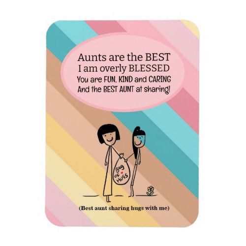 Best Aunt Birthday Magnet