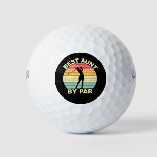 Best Aunt By Par - Golfing Golf Balls