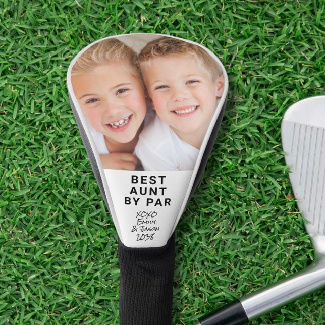Best Aunt By Par Photo Golf Head Cover (Creator Uploaded)