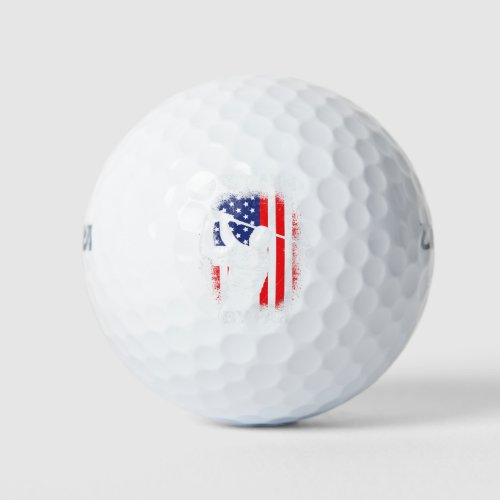 Best Aunt By Par USA Flag Golf Balls