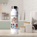 Best Aunt Ever 3 Photo Water Bottle<br><div class="desc">Give the best aunt ever a fun gift with this custom photo college water bottle. Easily personalize with 3 photos of her nieces and nephews . You can personalize "This Drink Belongs to" and "Best Aunt Ever" to something similar in length and whether she is called auntie,  tia,  etc.</div>