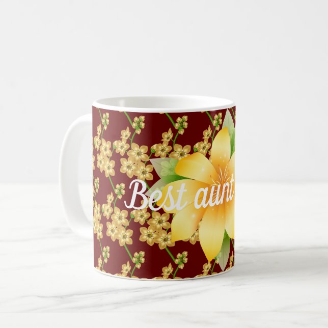 Best aunt ever coffee mug (Front Left)