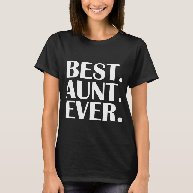 Best Aunt Ever funny women's tank (Front)