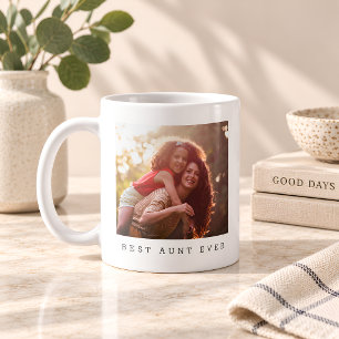 Best Aunt Ever Personalized Photo Keepsake Gift Coffee Mug