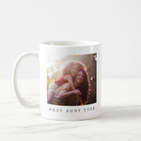 Best Aunt Ever Personalized Photo Keepsake Gift