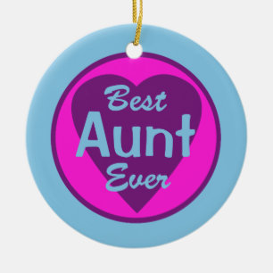 Best Aunt Ever Personalized Photo Ornament