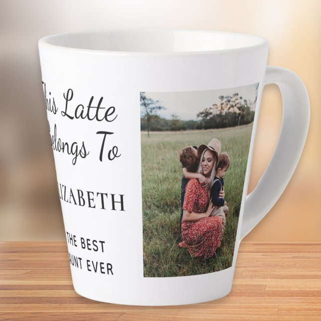Best Aunt Ever Photo Latte Mug (Creator Uploaded)
