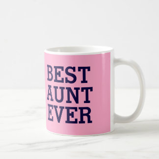 Best Aunt Ever Pink and Black V03 Coffee Mug