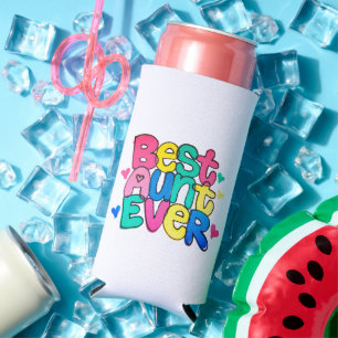 Best Aunt Ever (Style 9) Seltzer Can Cooler