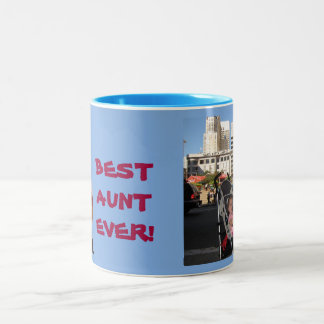 Best aunt ever Two-Tone coffee mug