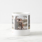 Best Aunt | Hand Written Three Photo Collage Coffee Mug (Center)