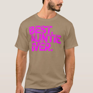Best Aunt Refined ie Ever retro T-Shirt