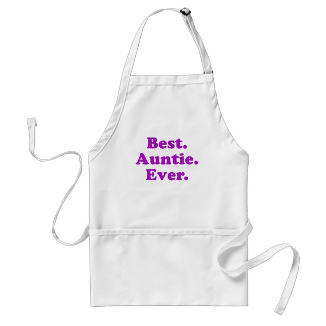 Best Auntie Ever Adult Apron (Front)