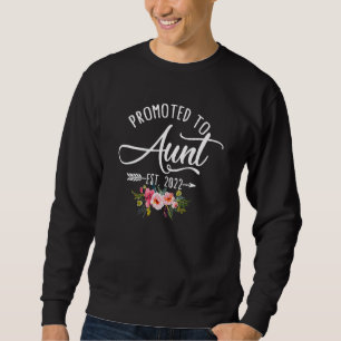 Best Auntie Ever Floral Funny Mom Mama Mother's Da Sweatshirt
