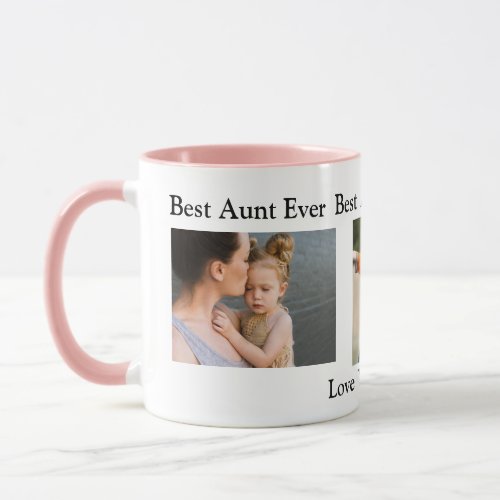 Best Auntie Ever  Personalized Photo Mug