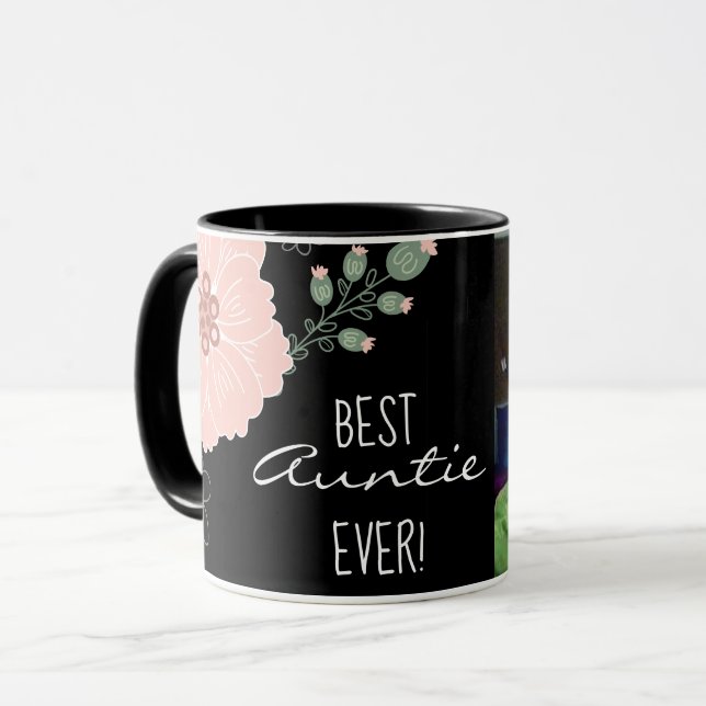 Best Auntie Ever Photo Mug (Front Left)