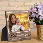 Best Auntie Ever Rustic Wood  Picture Frame<br><div class="desc">Rustic  Picture Frame Plaque --  A simple and memorable gift for the new auntie personalized with her favorite photo with niece or nephew.</div>