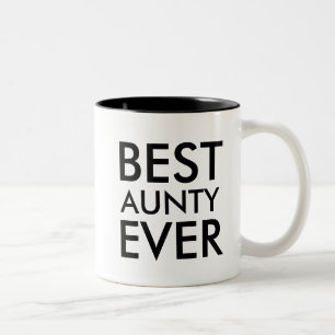 Best Aunty Ever Valentines Day Gift Two-Tone Coffee Mug
