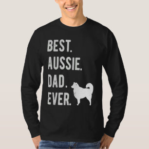 Best Aussie Dad Ever  Australian Shepherd Mens  Da T-Shirt