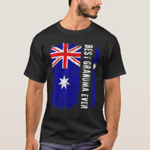 Best Australian Grandma Ever Australia Flag Mother T-Shirt