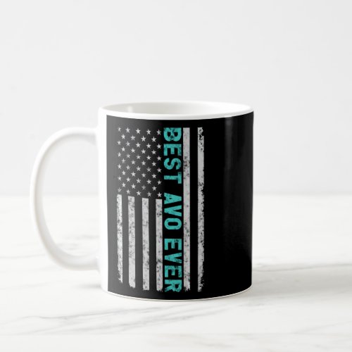 Best Avo Ever Vintage Patriotic Fathers Day Americ Coffee Mug