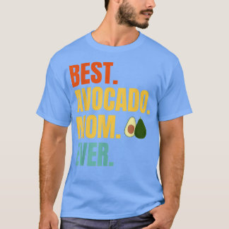 Best Avocado Mom Ever Retro T-Shirt