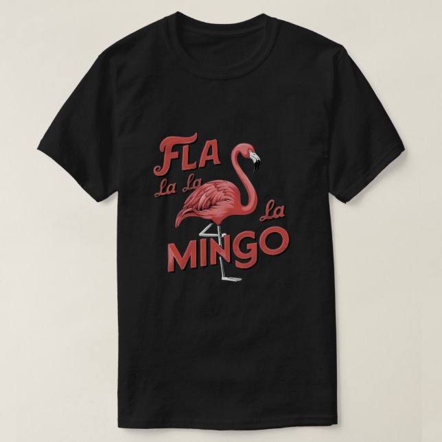 Best awesome funny T-Shirt gift lover flamingo (Design Front)