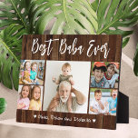 Best Baba Ever Grandkids 5 Photo Collage Wood Plaque<br><div class="desc">Create your own photo gift for baba with multiple pictures of grandkids. Give personalized grandpa gifts with grandchildren names to make it a treasured keepsake. The customized grandpa gifts are perfect for grandpa birthday, father's day, grandparents day and Christmas.</div>