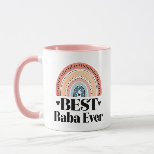 Best Baba Ever Grandma Rainbow Mug