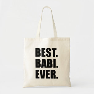 Best Babi Ever Czech Grandma Tote Bag