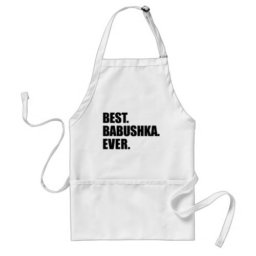 Best Babushka Ever Russian Grandmother Apron