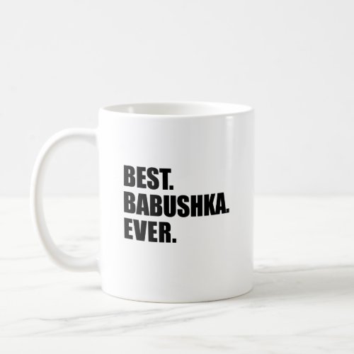 Best Babushka Ever Russian Grandmother Mug