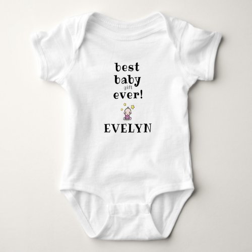 Best Baby Gift onepiece personalized funny gift Baby Bodysuit