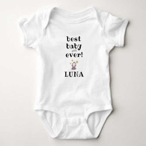 Best Baby Gift onepiece personalized funny gift  Baby Bodysuit