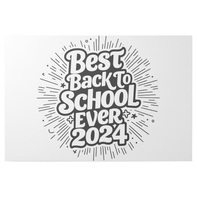 Best Back To School Ever 2024 Design Gallery Wrap (Front)