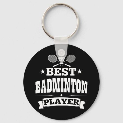 Best Badminton Player Keychain