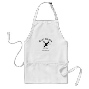 Best baker ever add name text baking est year cook adult apron