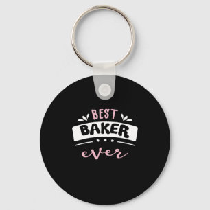 Best Baker Ever Gift Idea Keychain