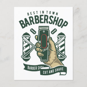 Best Barbershop Vintage Logo  Flyer