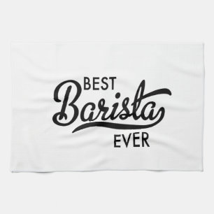 Best Barista ever Kitchen Towel