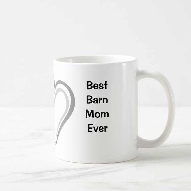Best Barn Mom Mug (For Equestrians) (Right)
