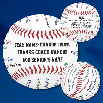 Best Baseball Coach Gifts  Senior Baseball Gifts  by YourSportsGifts at Zazzle