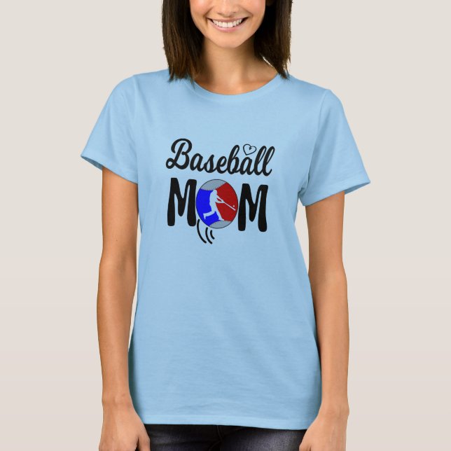 Best Baseball Mom T-Shirt (Front)