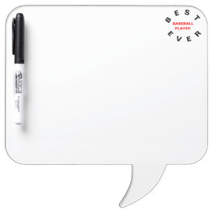 Best Baseball Player Ever Dry Erase Board