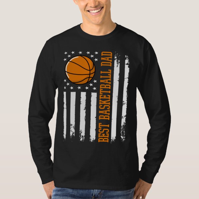 Best Basketball Dad Basketball Daddy T-Shirt (Front)