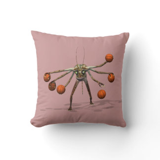 Best Basketball Dribbler Throw Pillow